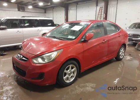 2013 Hyundai Accent Gls z USA, uszkodzony, nr VIN KMHCT4AE5DU534563